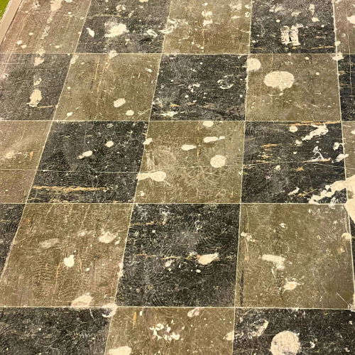Checkerbord Asbestos Floor Tiles